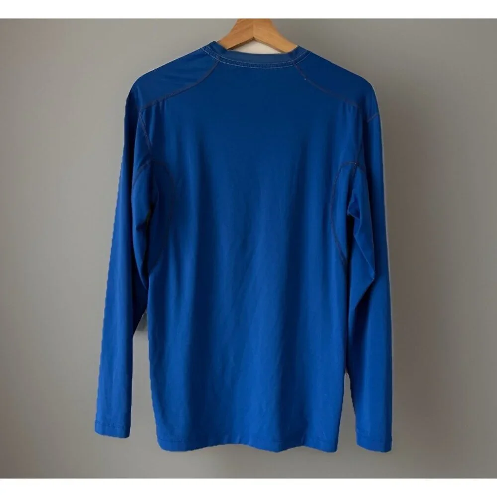 Nike Pro Combat‎ Dri Fit Fitted Compression Long Sleeve Shirt Mens Large Gym Run